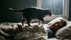 Ako odnaučiť mačku, aby vás v noci budila, bez trestov a stresu